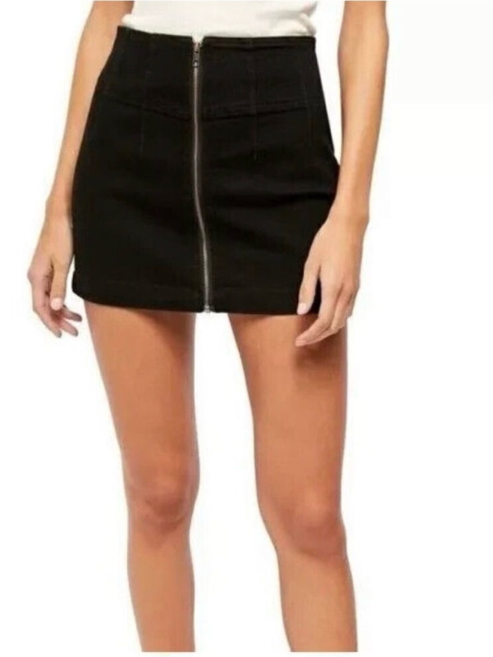 We The Free Black Virgo High-Waist Mini Skirt | Size 27